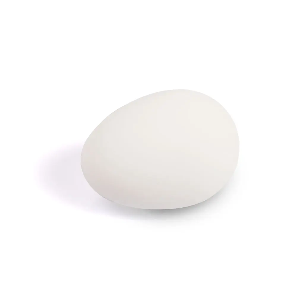 Rubber nest-ei wit 56mm