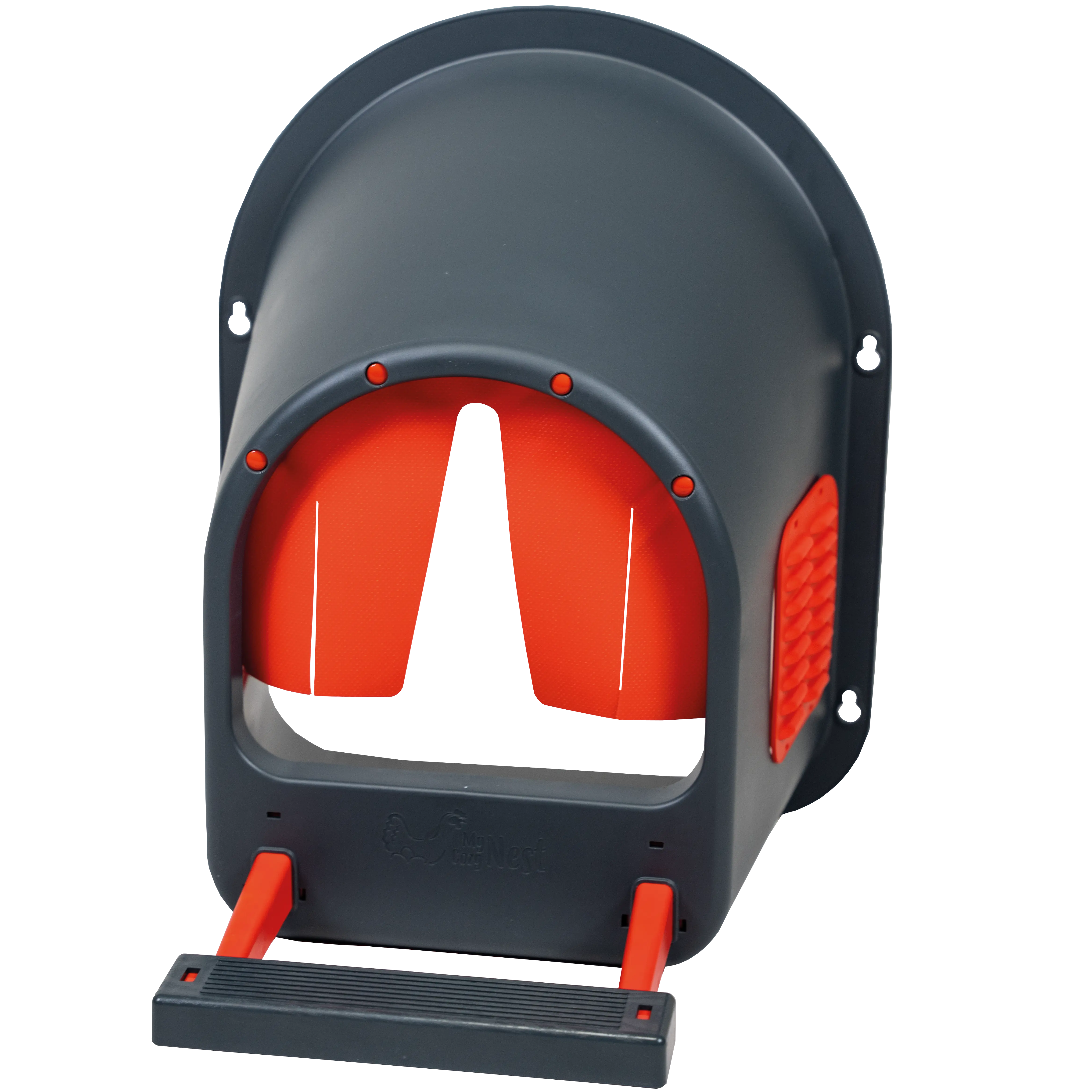 MyCozyNest kunststof legnest rood/antraciet