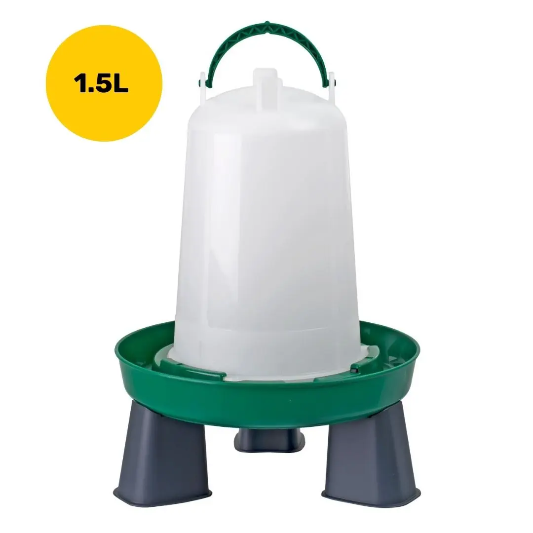 Drinktoren groen met pootjes