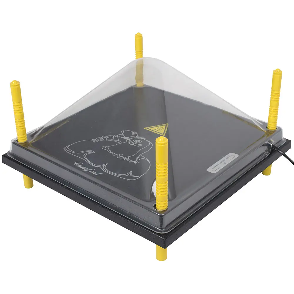 Afdekkap PET voor warmteplaat 40x40cm