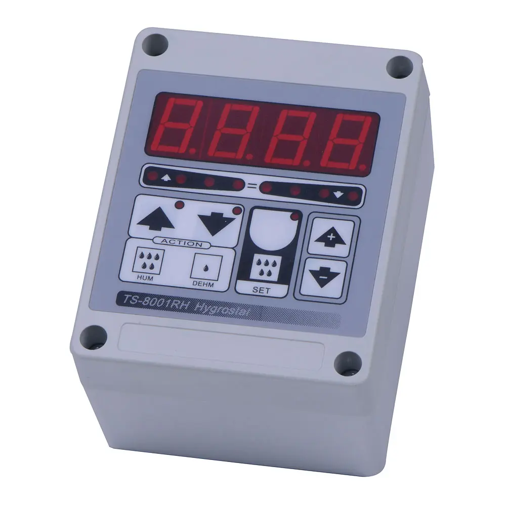 Digitale hygrostaat in kunststof behuizi