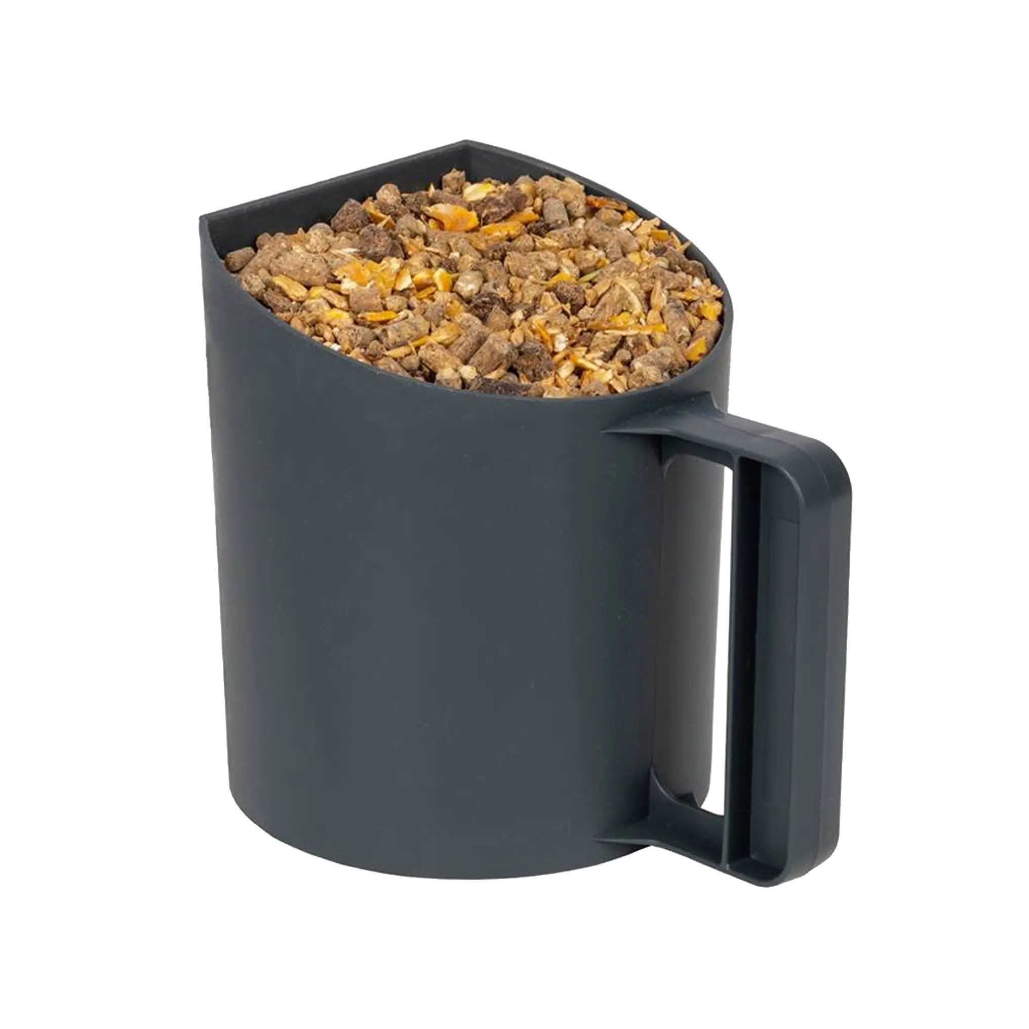 Voerschep 1.5 liter antraciet