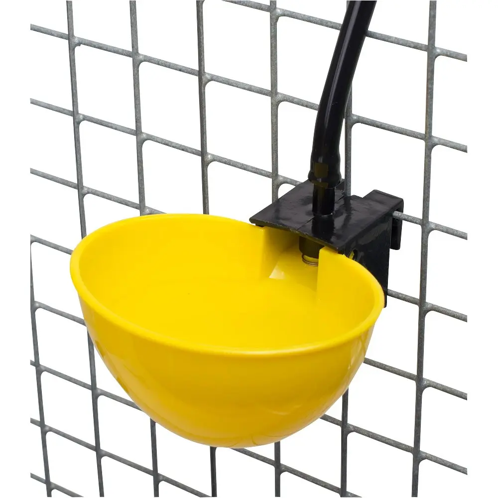 Automatisch drinkbakje, budgetmodel geel-zwart