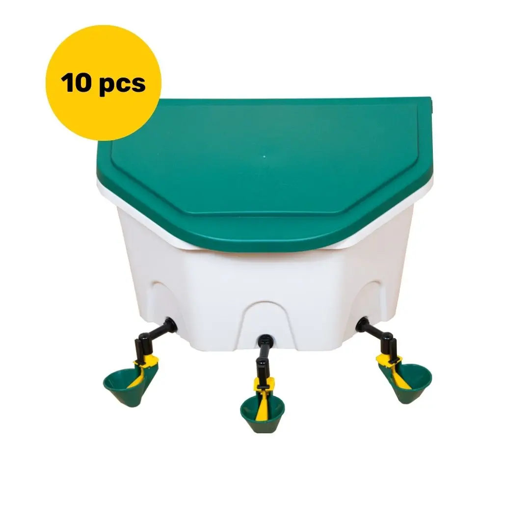 10 stuks AviAqua 8L drinker + 3 drinking cups