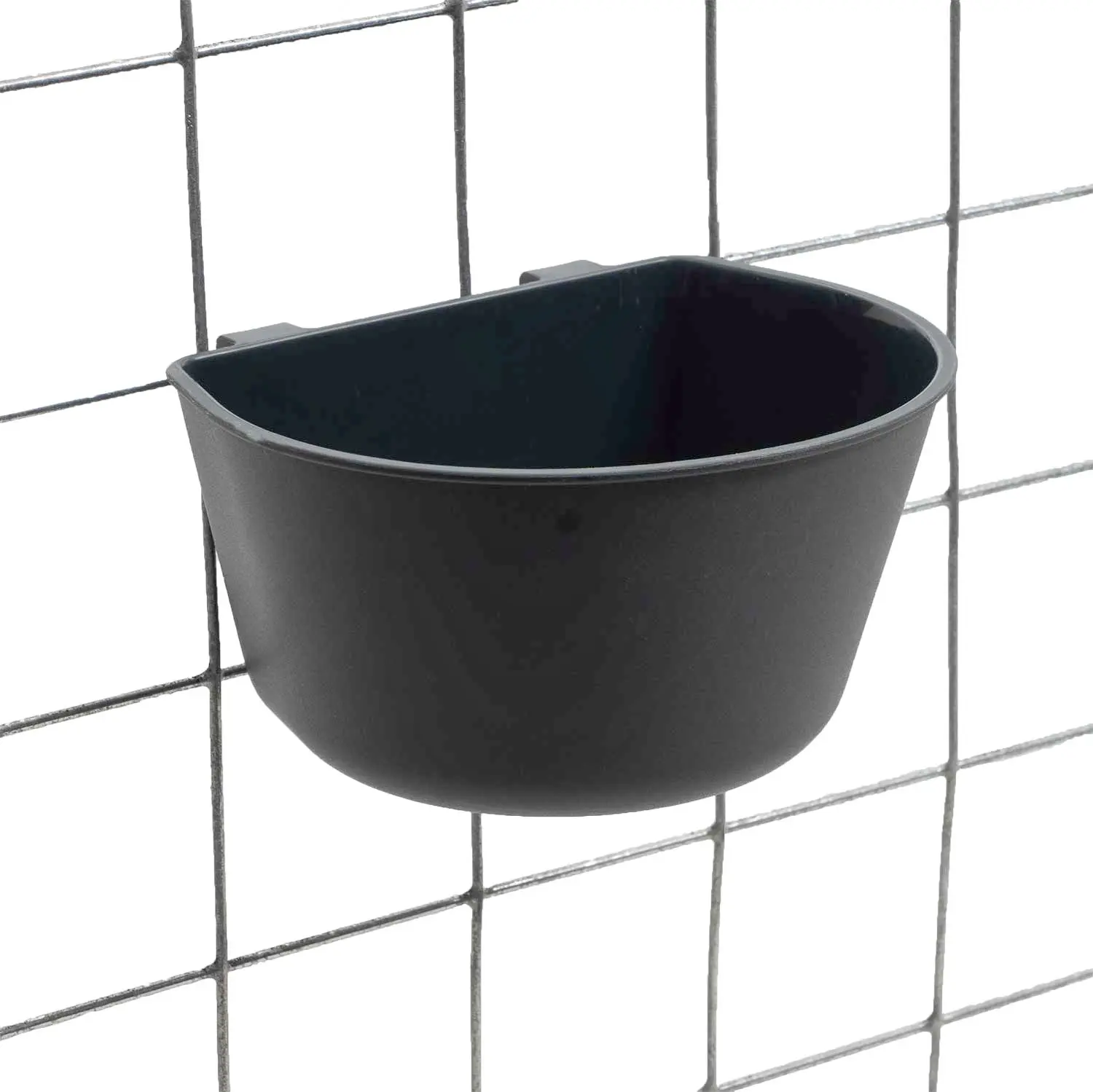 Gaas drink-/voerbakje antraciet