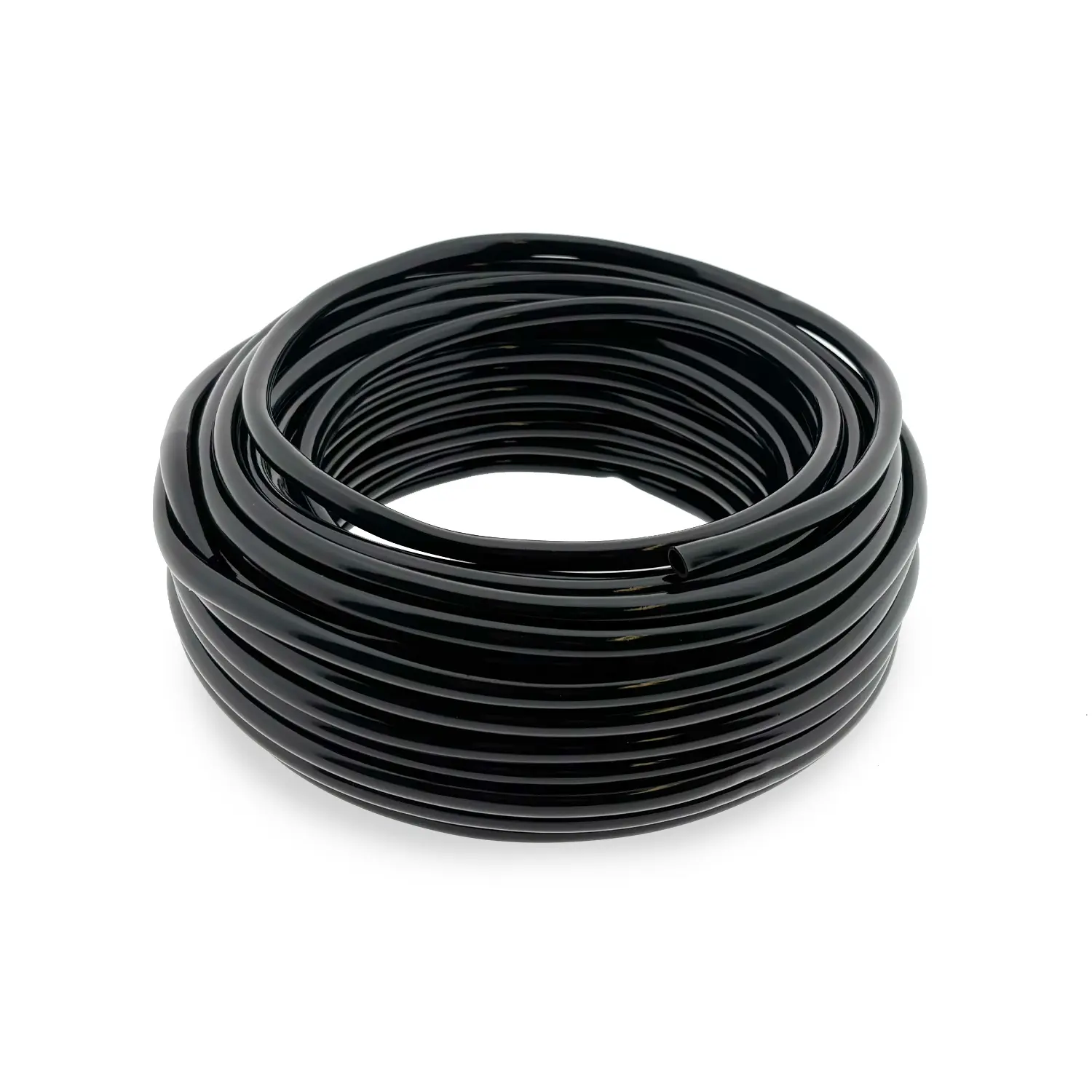 Slang PVC enkellaags zwart, 6/8mm 30 meter