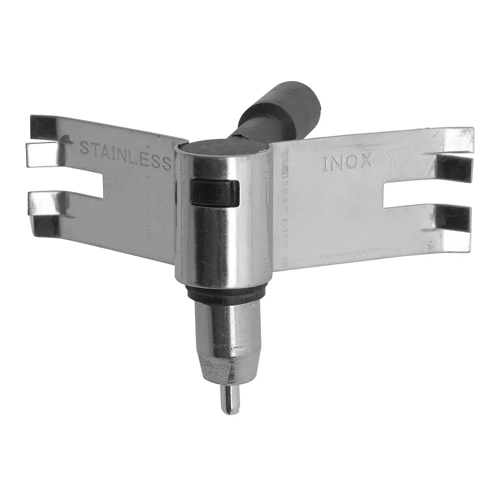 Drinknippel + houder klemsysteem (rvs) +