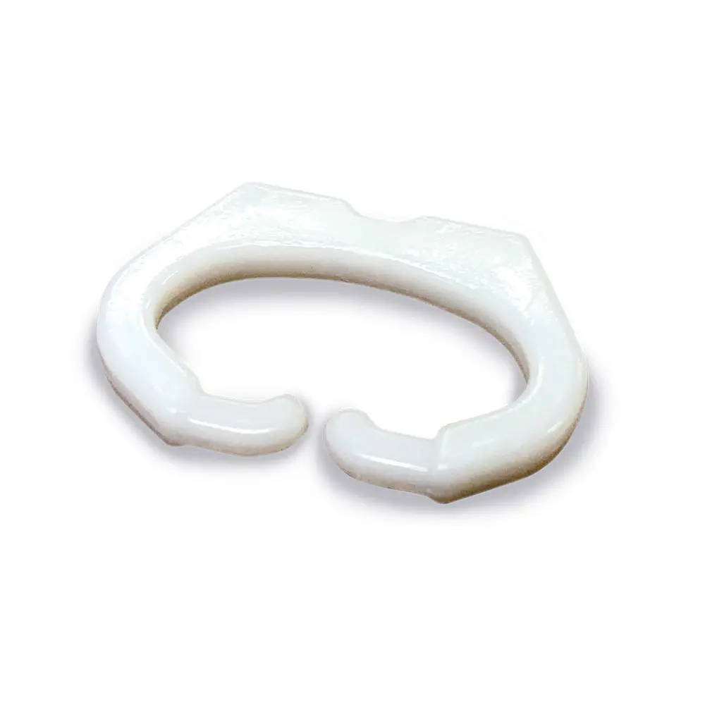 Neusring 20 mm breed, POM, plat/speciaal verpakking per 100/1000 stuks